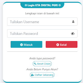 Register PGRI Denpasar - Persatuan Guru Republik Indonesia Cabang Denpasar